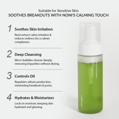 فوم شستشوی ضد جوش نونی سلیمکس - Celimax The Real Noni Acne Bubble Cleanser