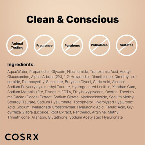 سرم ضد لک و روشن کننده آلفا آربوتین 2 درصد کوزارکس - Cosrx The Alpha-Arbutin 2 Discoloration Care Serum