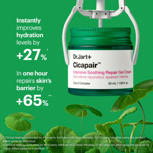 ژل کرم تسکین دهنده و ترمیم کننده سیکاپیر دکتر جارت - Dr.Jart+ Cicapair Intensive Soothing Repair Gel Cream