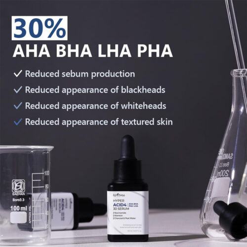 هایپر سرم لایه بردار 4 اسید ایزنتری - Isntree Hyper Acid4 AHA BHA PHA LHA 30 Serum