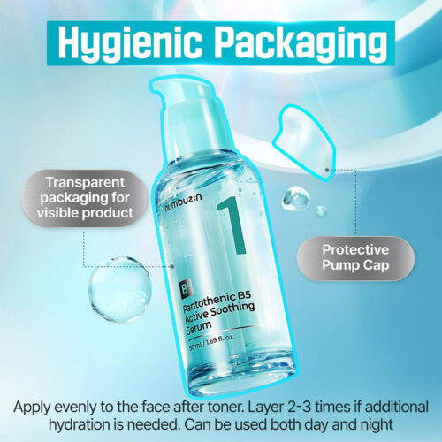 سرم شماره 1 تسکین دهنده و آبرسان پنتنول نامبوزین - Numbuzin No.1 Pantothenic B5 Active Soothing Serum