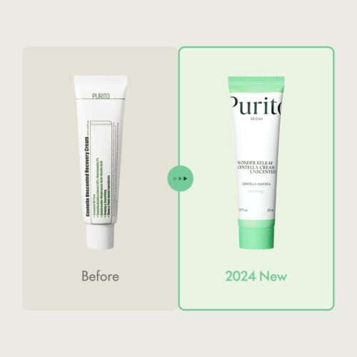 کرم ترمیم کننده و مرطوب کننده سنتلا پیوریتو - Purito Seoul Wonder Releaf Centella Cream Unscented