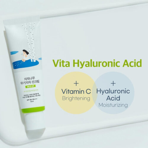 ضد آفتاب فیزیکی مرطوب کننده و تسکین دهنده راندلب - Round Lab Birch Juice Moisturizing Mild-Up Sunscreen