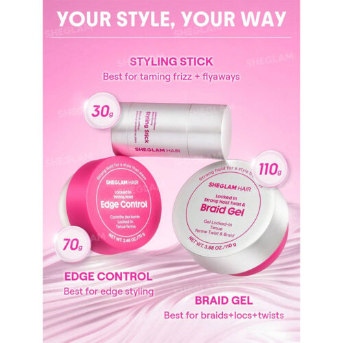 استیک حالت دهنده قوی مو شیگلم - Sheglam Locked in Glossy Shine Strong Styling Stick