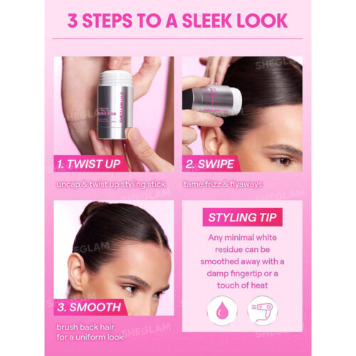 استیک حالت دهنده قوی مو شیگلم - Sheglam Locked in Glossy Shine Strong Styling Stick
