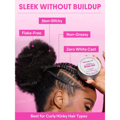 ژل حالت دهنده قوی مو شیگلم - Sheglam Locked in Strong Hold Twist & Braid Gel