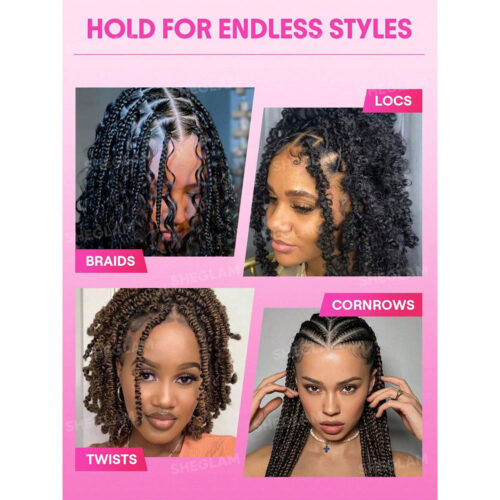 ژل حالت دهنده قوی مو شیگلم - Sheglam Locked in Strong Hold Twist & Braid Gel