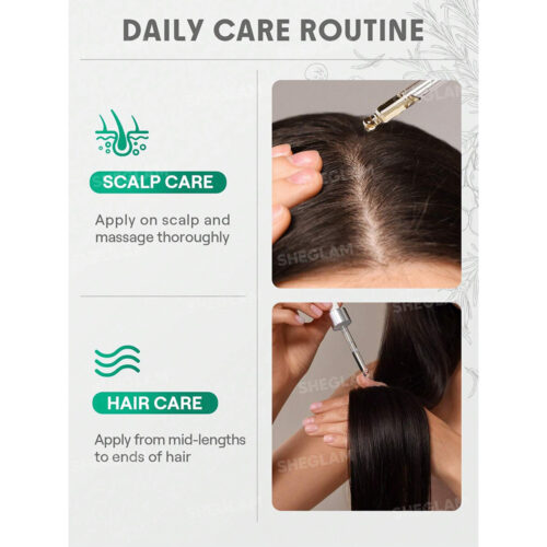 روغن مو و پوست سر رزماری شیگلم - Sheglam Rosemary Hair And Scalp Oil 15ml