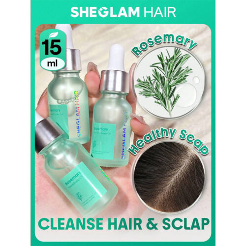 روغن مو و پوست سر رزماری شیگلم - Sheglam Rosemary Hair And Scalp Oil 15ml
