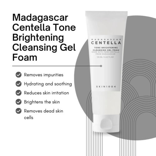 ژل شستشوی روشن کننده و تسکین دهنده سنتلا اسکین 1004 - Skin1004 Madagascar Centella Tone Brightening Cleansing Gel Foam