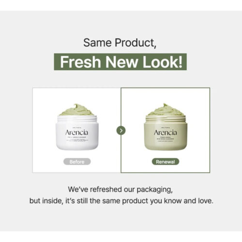 پاک کننده عمقی موچی برنج و چای سبز آرنسیا - Arencia Fresh Green Rice Mochi Cleanser