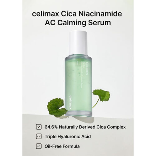 سرم تسکین دهنده سیکا سلیمکس - Celimax The Real Cica Niacinamide AC Calming Serum