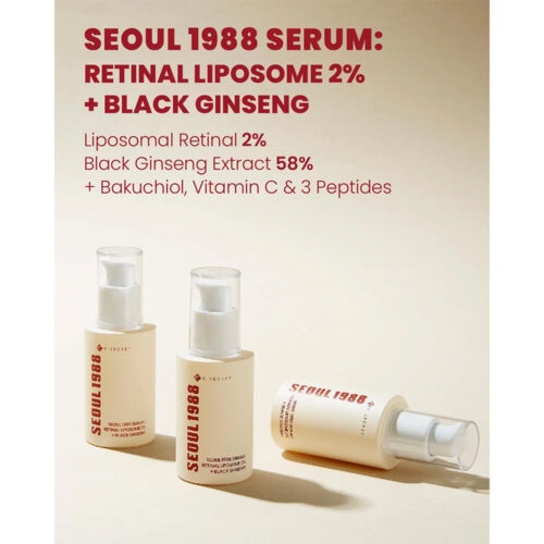 سرم ضد چروک لیپوزوم رتینال و جینسینگ سیاه سئول 1988 کی سکرت - K-Secret Seoul 1988 Serum Retinal Liposome 2% + Black Ginseng