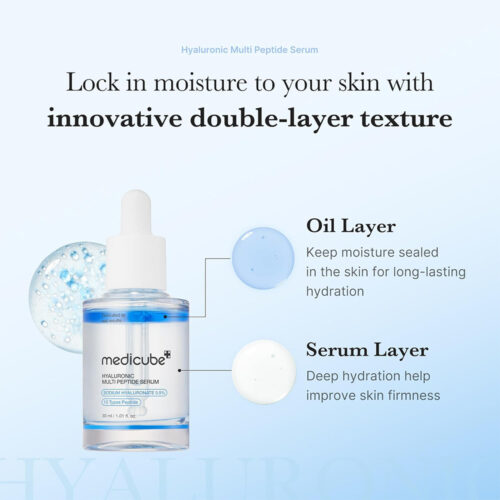 سرم هیالورنیک اسید و مولتی پپتاید مدی کیوب - Medicube Hyaluronic Multi Peptide Serum