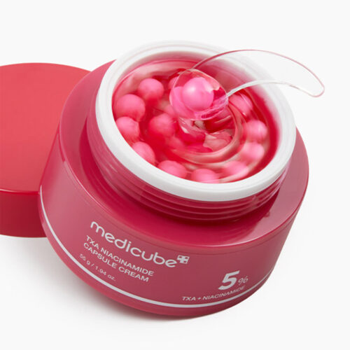 کرم ضد لک و روشن کننده ترانگزامیک اسید و نیاسینامید مدی کیوب - Medicube TXA Niacinamide Capsule Cream