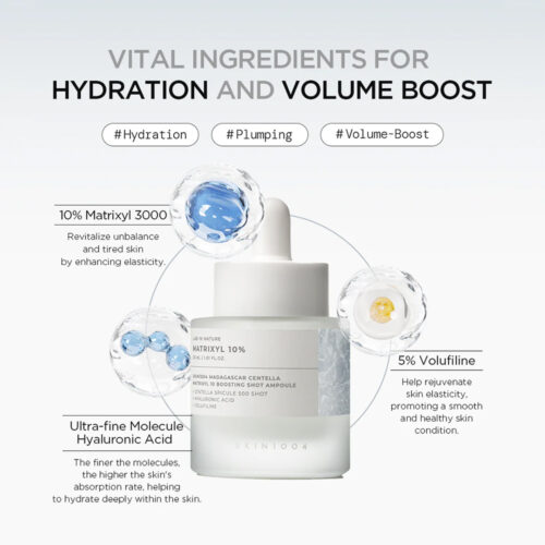 آمپول آبرسان و ضد چروک ماتریکسیل 10 درصد سنتلا اسکین 1004 - Skin1004 Madagascar Centella Matrixyl 10 Boosting Shot Ampoule