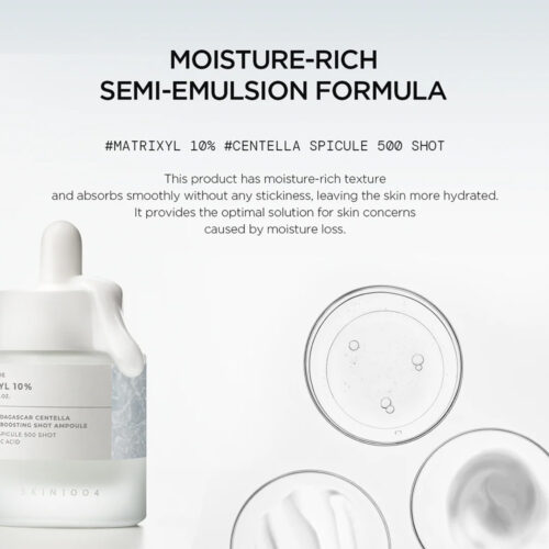 آمپول آبرسان و ضد چروک ماتریکسیل 10 درصد سنتلا اسکین 1004 - Skin1004 Madagascar Centella Matrixyl 10 Boosting Shot Ampoule