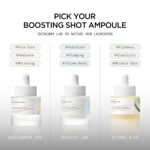 آمپول ضد چروک و جوانساز رتینول 0.2 درصد سنتلا اسکین 1004 - Skin1004 Madagascar Centella Retinol 0.2 Boosting Shot Ampoule