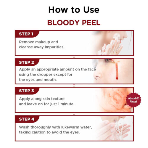 سرم پیلینگ و لایه بردار قوی زامبی بلادی اسکین 1004 - Skin1004 Zombie Beauty Bloody Peel