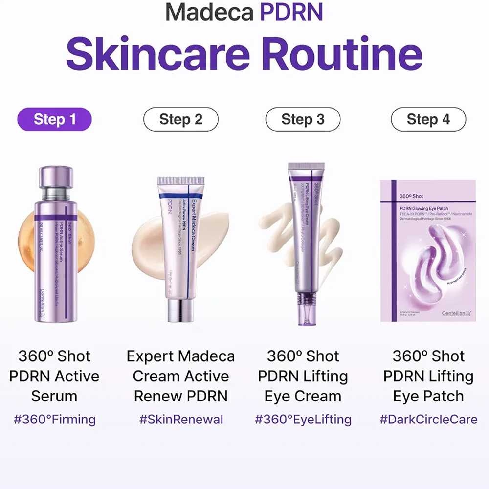 سرم فعال لیفتینگ 360 درجه PDRN سنتلیان 24