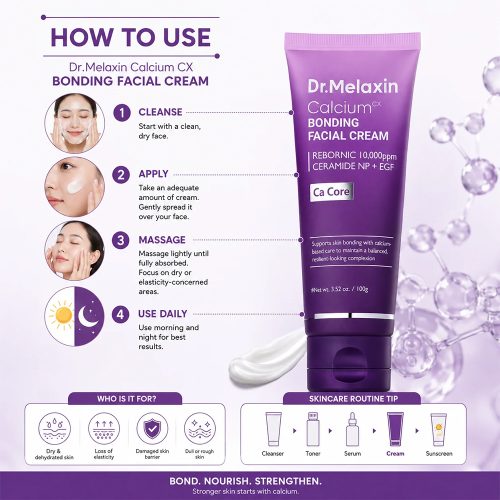 کرم ترمیم کننده و استحکام بخش کلسیم دکتر ملاکسین