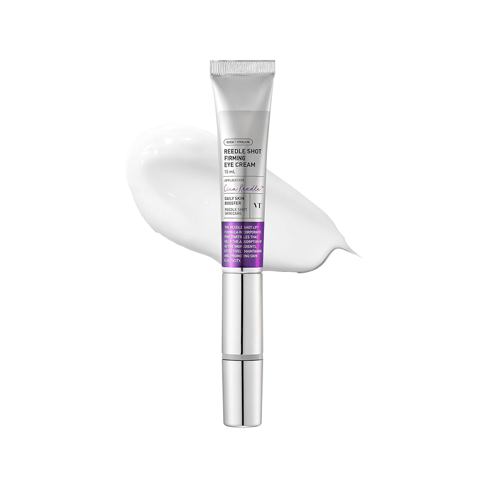 کرم دور چشم ضد چروک و سفت کننده ریدل شات وی تی کازمتیکس مدل Cica Reedle VT Cosmetics Reedle Shot Firming Eye Cream 15ml