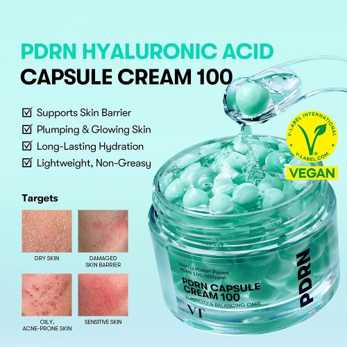 کرم کپسولی PDRN 100 وی تی کازمتیک