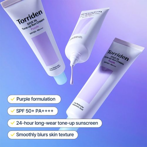 کرم ضدآفتاب تون‌آپ بنفش SPF50+ توریدن