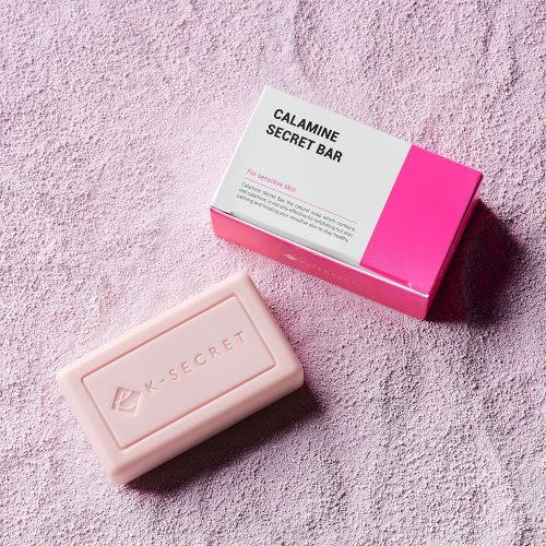 K-SECRET Calamine Secret Bar 100g - Anti-Acne & Soothing Cleansing Bar 1