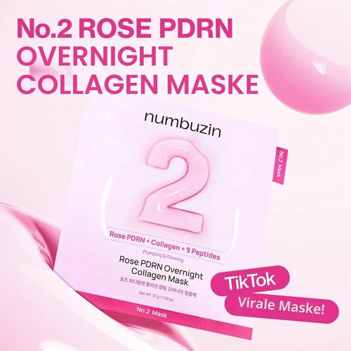 ماسک شبانه کلاژن و Rose PDRN شماره ۲ نامبوزین